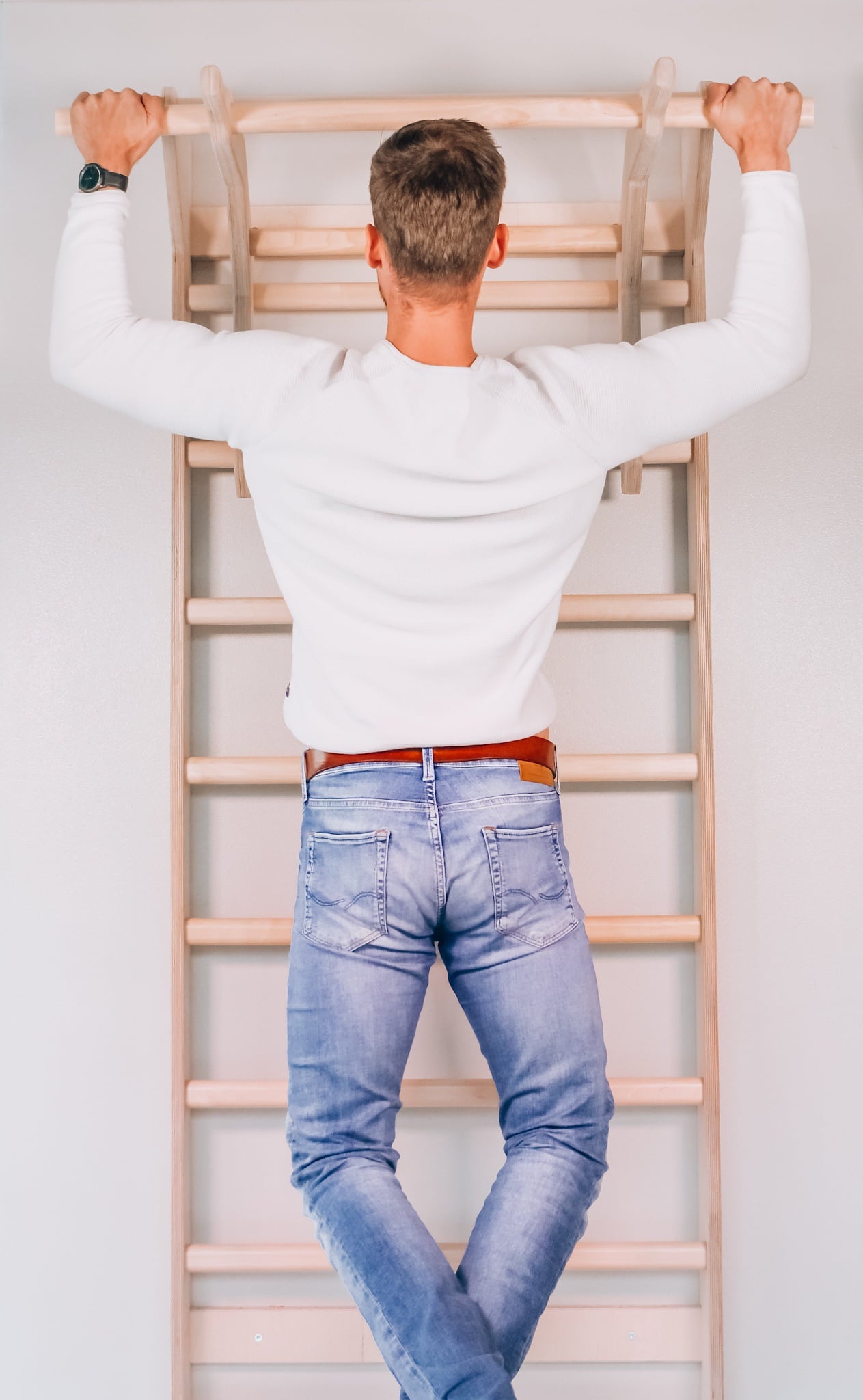 Sprossenwand + Trainingszubehör