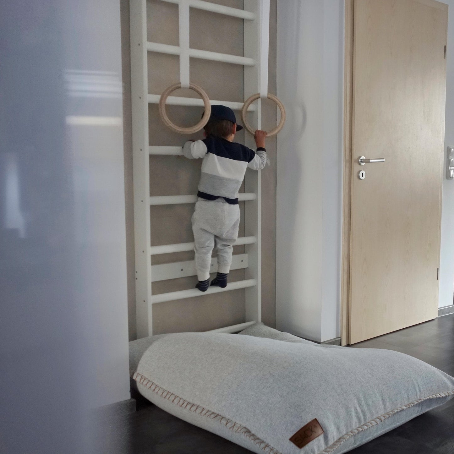 Sprossenwand + Trainingszubehör